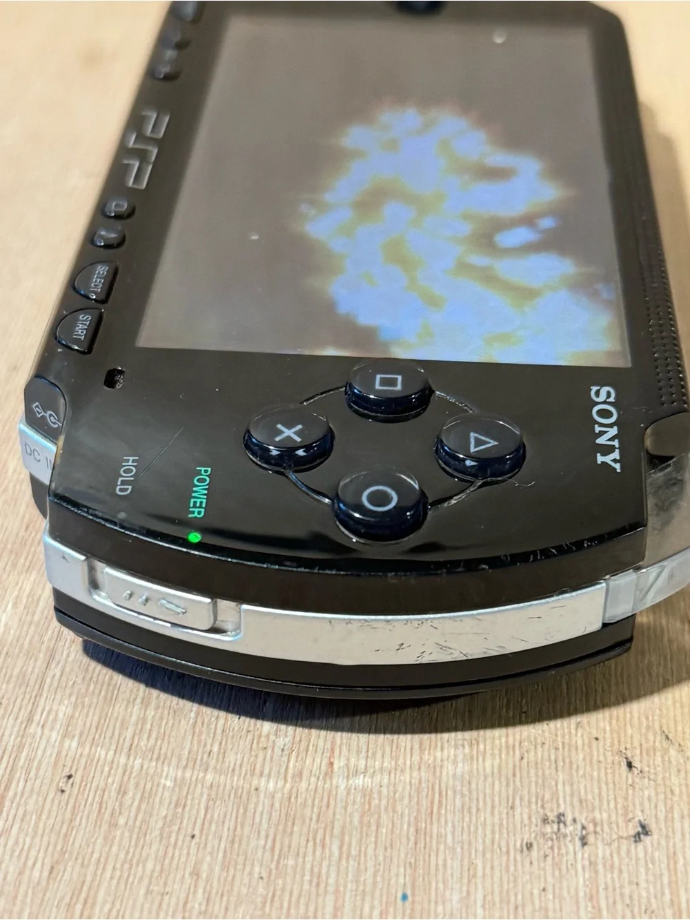 Sony PSP-1001 Black Handheld Console w/6Games-Charge Tested Works Read Info Blw!